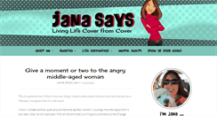 Desktop Screenshot of janasays.com